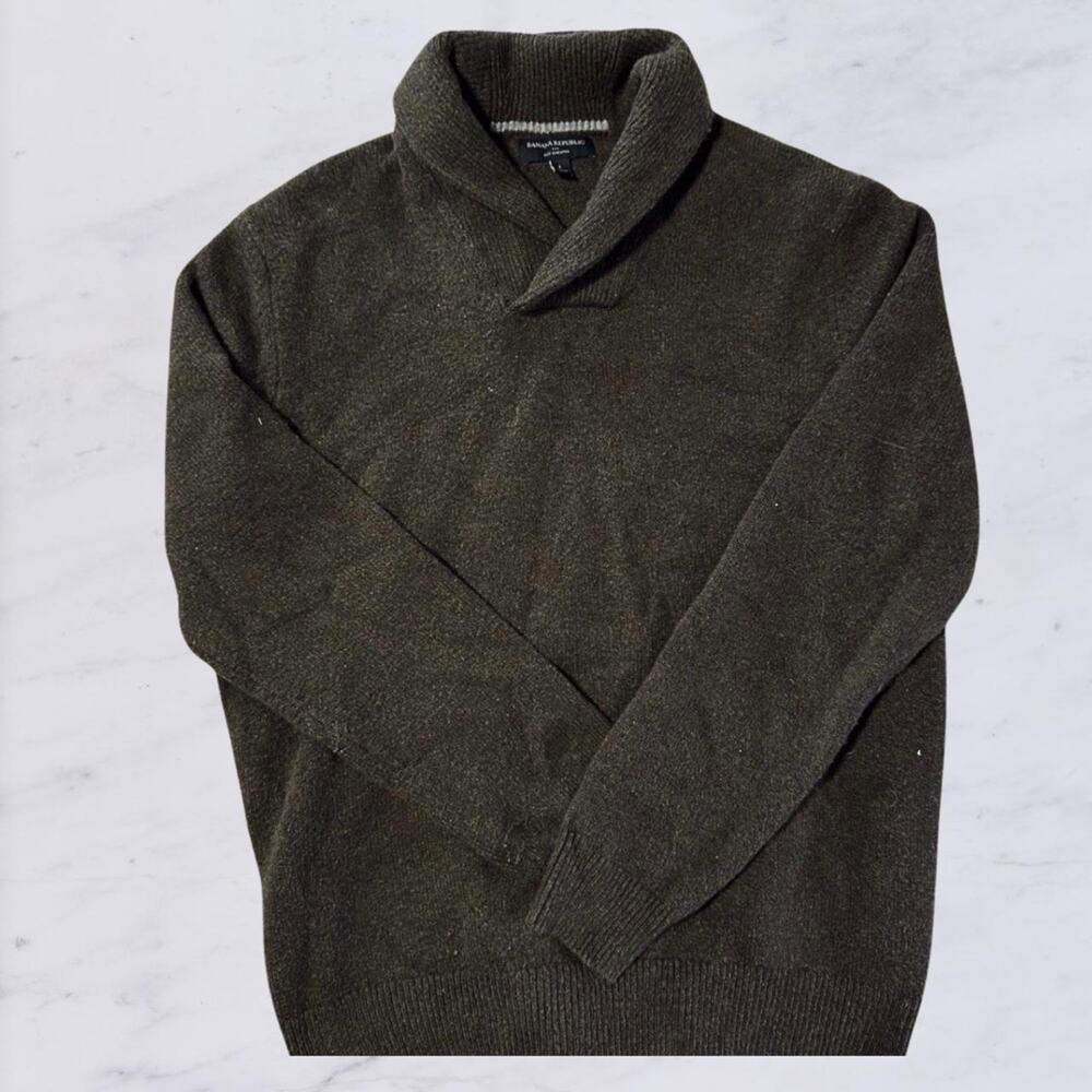 BANANA REPUBLIC - Brown Sweater With Collar
